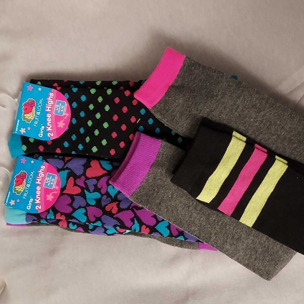 Girls Knee Highs 7-bundle